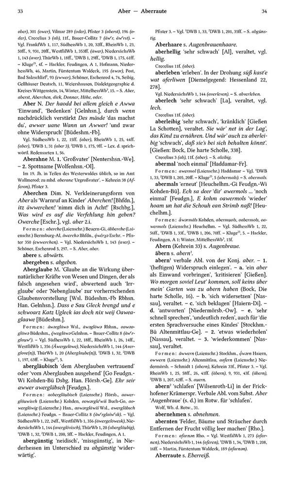 Page View: Volume 1, Columns 33–34
