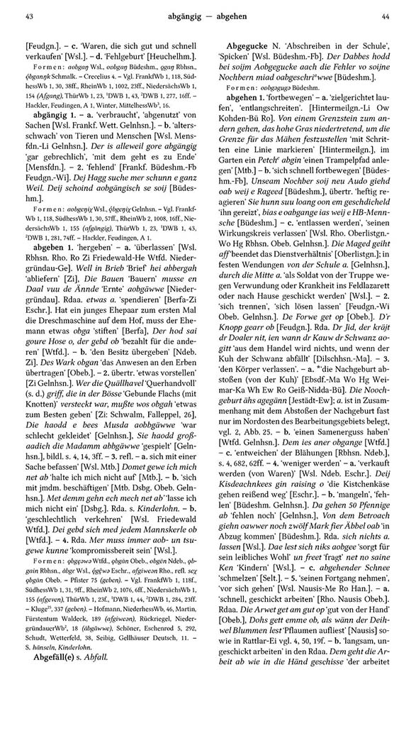 Page View: Volume 1, Columns 43–44